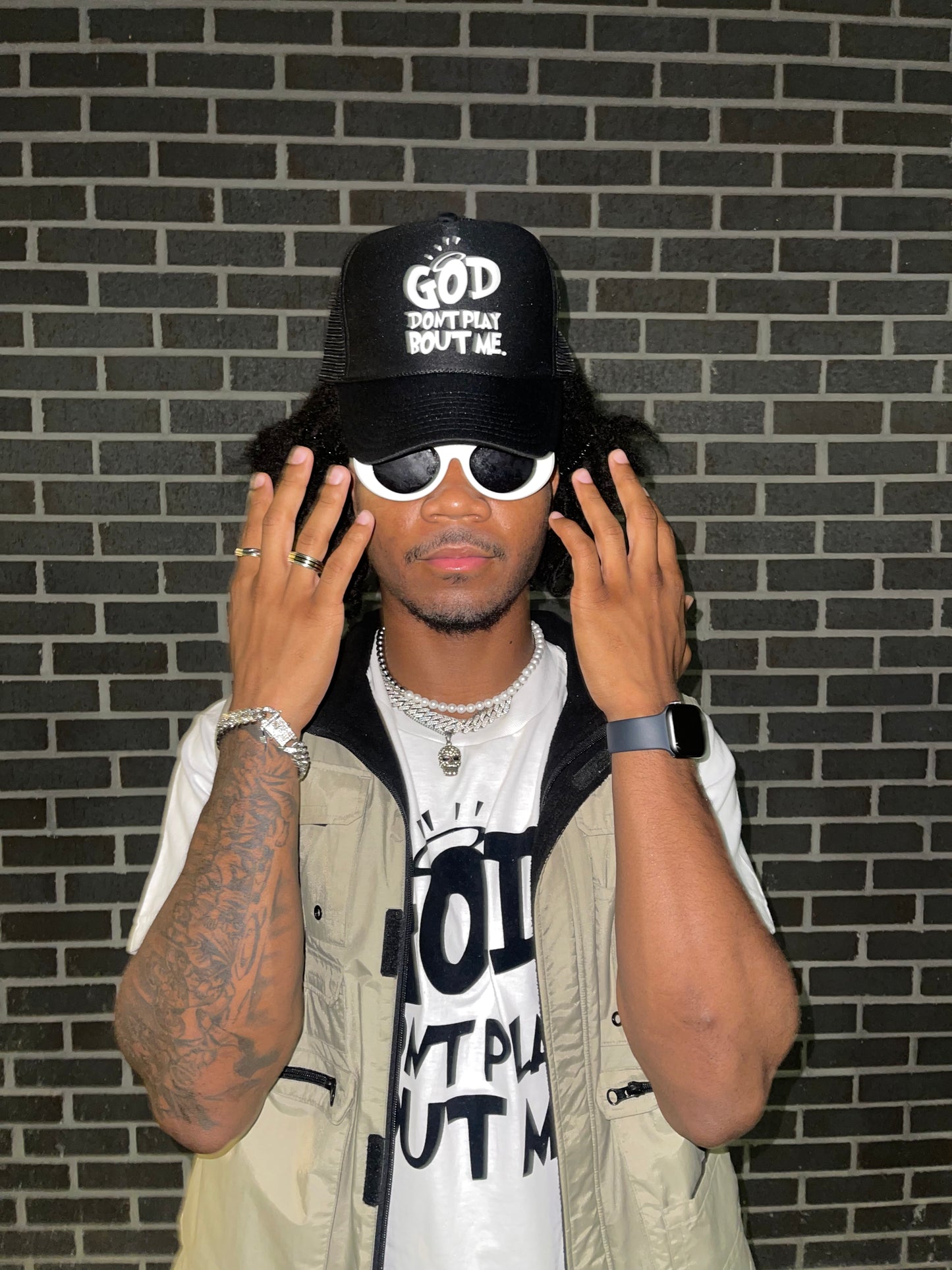 The Black/White GOD Hat